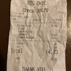 Big-Chic - Proof of purchase