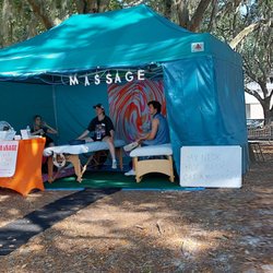 Orlando Fringe - Massage tables