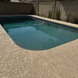 After resurfacing and cool deck After resurfacing and cool deck