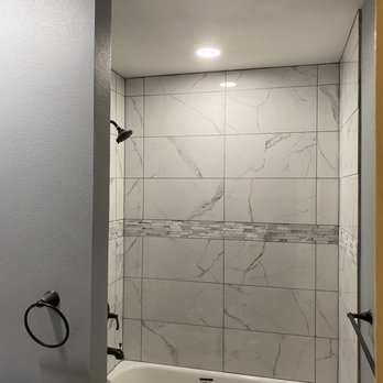 Hill's Electrical & AC - Simple lighting to finish off this bathroom remodel - Electricians Near Me Hill's Electrical & AC - Simple lighting to finish off this bathroom remodel - Electricians Near Me