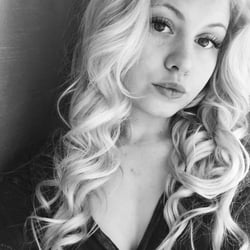 Tranquility Spa - Client with synthetic lashes by Becky