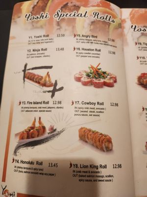 Menu photo 7 Yoshi Asian Fusion Lake Jackson, TX