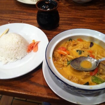 Mai Thai - Red Curry with side of steamed rice. - Sushi Bars Near Me - Florence, Kentucky Mai Thai - Red Curry with side of steamed rice. - Sushi Bars Near Me - Florence, Kentucky