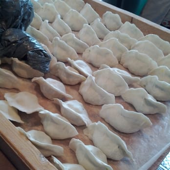 Dumpling House Restaurant - succulent dumplings before they are boiled!! - Chinese Near Me - Toronto, Ontario