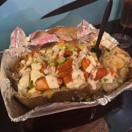Buffalo chicken potato