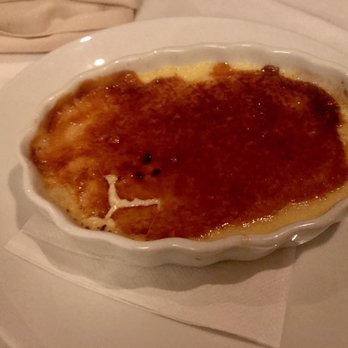 Trattoria Romantica - The star of the night. Crème brûlée - Italian Near Me - Laval, Quebec