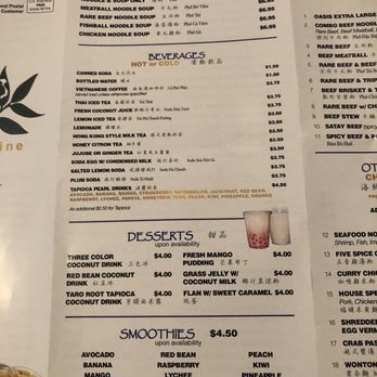 Oasis Vietnamese Cuisine - Menu! - Vietnamese Near Me - Pacifica, California Oasis Vietnamese Cuisine - Menu! - Vietnamese Near Me - Pacifica, California