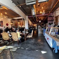 Blush Tea and Coffee - View from the door