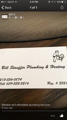 Bill Stauffer Plumbing Logo