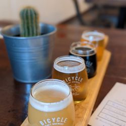Bicycle Craft Brewery - Beer flight