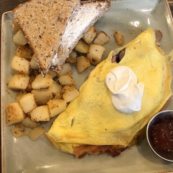 First Watch - The Works Omelet, not much inside I'm afraid. - Breakfast & Brunch Near Me - San Antonio, Texas