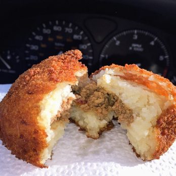 Super Saver Market - Deep fried Potato ball with a meat center - Farmers Market Near Me - Reading, Pennsylvania