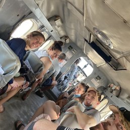 Inside the seaplane Inside the seaplane
