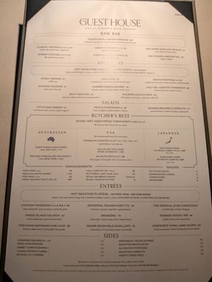 Menu photo 2 The Guest House Scottsdale, AZ Menu photo 2 The Guest House Scottsdale, AZ