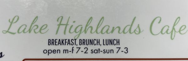 Lake Highlands Cafe by null