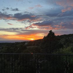 Whispering Oaks Ranch - Sunset from Cedar Bend Lodge