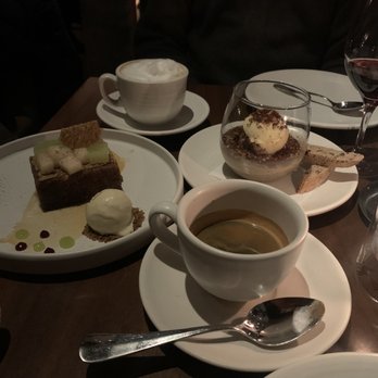 Scarpetta - Pecan bread and espresso budino - Italian Near Me - New York, New York Scarpetta - Pecan bread and espresso budino - Italian Near Me - New York, New York