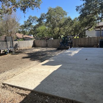4M Land Services & Construction - Concrete patio slab. - General Contractors Near Me - San Antonio, Texas