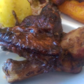 Carican Flavors - Curry Chicken/Jerk Chicken Peas and Rice Fried Plantains - Caribbean Near Me - Oklahoma City, Oklahoma