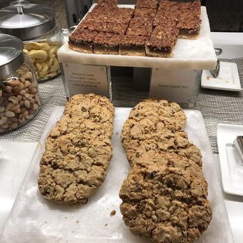 The Centurion Lounge - Variety of cookies, bars, dessert (not great) but ok for kids - Airport Lounges Near Me - Seattle, Washington