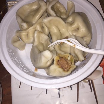 Great Wall Chinese Restaurant - Dough-y "meat" "dumplings" - Chinese Near Me - Stamford, Connecticut