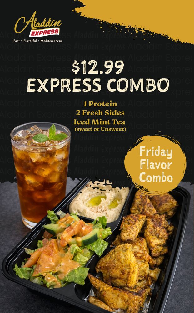 Food from Aladdin Express