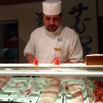 Shiro's - Our excellent chef & next dish - Sushi Bars Near Me - Seattle, Washington