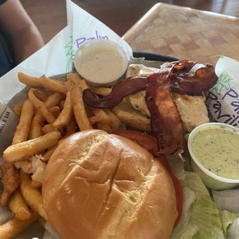 Crabby's Beachside Pavilion - Blackened chicken sandwich - Seafood Near Me - Clearwater Beach, Florida Crabby's Beachside Pavilion - Blackened chicken sandwich - Seafood Near Me - Clearwater Beach, Florida