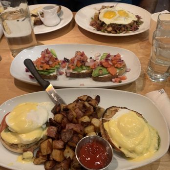 Yolk - South Loop - Eggs Benedict and potatoes (Amazing!), Corned Beef Hash & Eggs (amazing!) Avocado Toast (delicious!) - Breakfast & Brunch Near Me - Chicago, Illinois Yolk - South Loop - Eggs Benedict and potatoes (Amazing!), Corned Beef Hash & Eggs (amazing!) Avocado Toast (delicious!) - Breakfast & Brunch Near Me - Chicago, Illinois