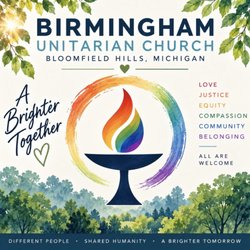Birmingham Unitarian Church - Image I created after visiting their church.