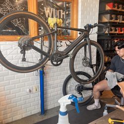 Specialized Bicycles - He is working on my bike. He is very nice.