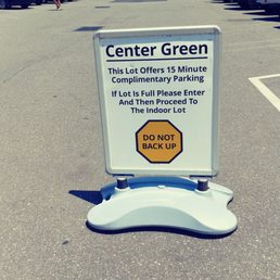 Outdoor parking lot