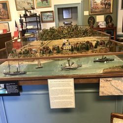 Port Royal Museum - Exhibit of a battle