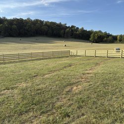 Brothers Fence & Contracting - 4 board paddock style fencing with black 2x4" wire mesh fence behind.