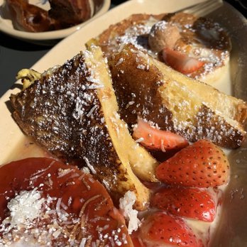 Snooze, an A.M. Eatery - Pancake flight trio: Pineapple Upside Down, OMG French Toast & flavor of the day, White Chocolate Raspberry. Yup, delicious! - Breakfast & Brunch Near Me - Tustin, California Snooze, an A.M. Eatery - Pancake flight trio: Pineapple Upside Down, OMG French Toast & flavor of the day, White Chocolate Raspberry. Yup, delicious! - Breakfast & Brunch Near Me - Tustin, California