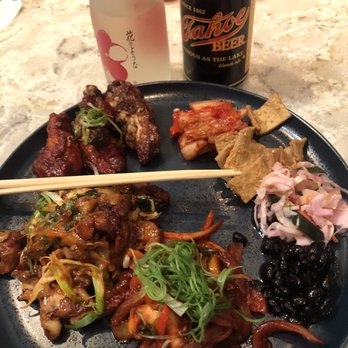 Arario - Several delicious items I ordered for takeaway, including spicy squid, chicken wings two ways (K-style and spicy), and Korean beef bulgogi. - Korean Near Me - Reno, Nevada
