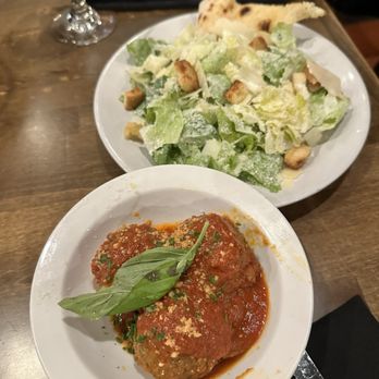 Bella Napoli Pizzeria - Meatballs and Caesar salad - Italian Near Me - Nashville, Tennessee