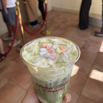 Salted Butter - Matcha with salted vanilla cold foam and lucky charms - Desserts Near Me - Pasadena, California Salted Butter - Matcha with salted vanilla cold foam and lucky charms - Desserts Near Me - Pasadena, California