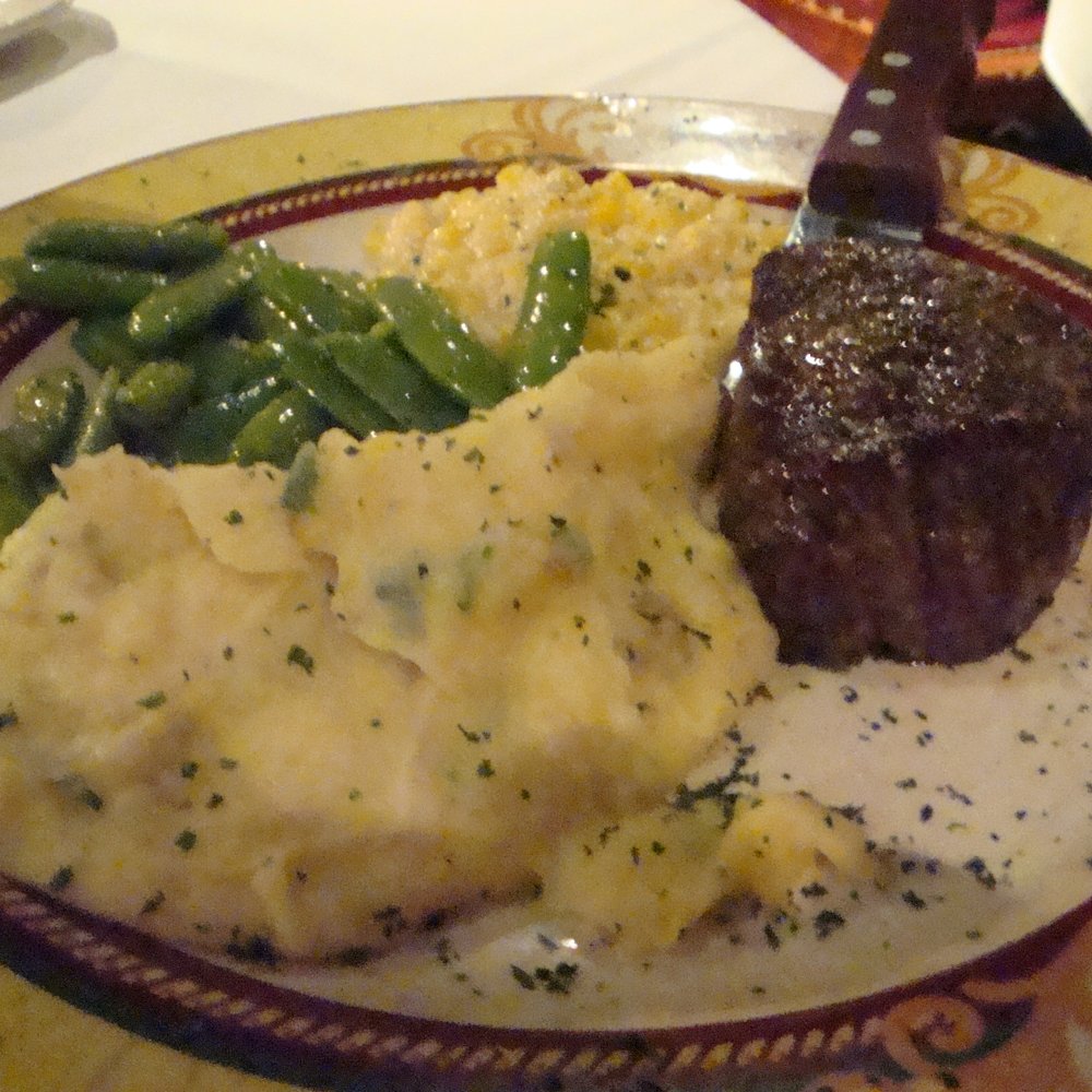 III Forks - 6OZ Fillet with potatoes, corn and snap beans - Steakhouses Near Me - Frisco, Texas III Forks - 6OZ Fillet with potatoes, corn and snap beans - Steakhouses Near Me - Frisco, Texas