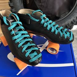 Bo’s Boots on Wheels - Amazing set up: Riedell 595 boots, Labeda Proline plates, Halo wheels, Bones bearings assembled by Bo's Boots on Wheels!