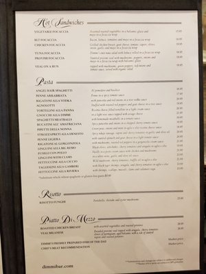 Menu photo 3 Dimmi Bar & Trattoria Toronto, ON Menu photo 3 Dimmi Bar & Trattoria Toronto, ON