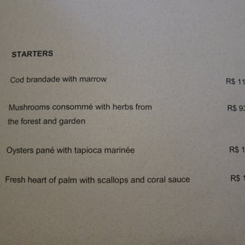 D.O.M. - Menu p4 - Brazilian Near Me - São Paulo, SP
