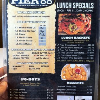 Pier 88 Boiling Seafood & Bar Mesa - Seafood Near Me - Mesa, Arizona Pier 88 Boiling Seafood & Bar Mesa - Seafood Near Me - Mesa, Arizona