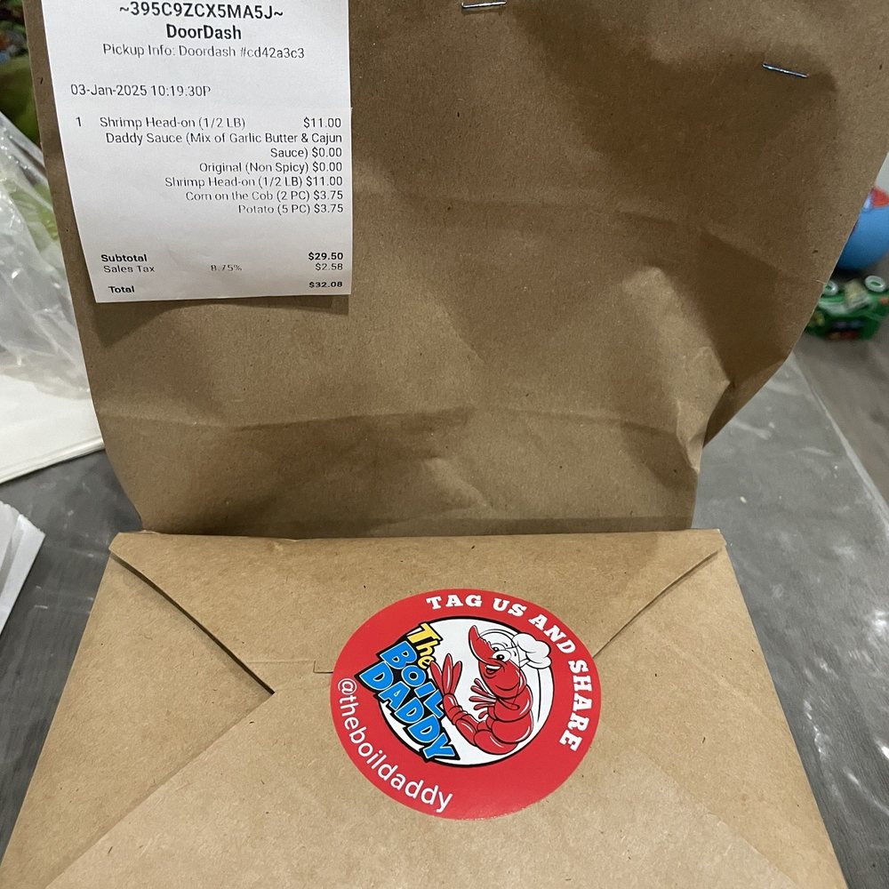 Boil Daddy - Shrimp Head-on (1/2 LB) - Cajun/Creole Near Me - Stanton, California