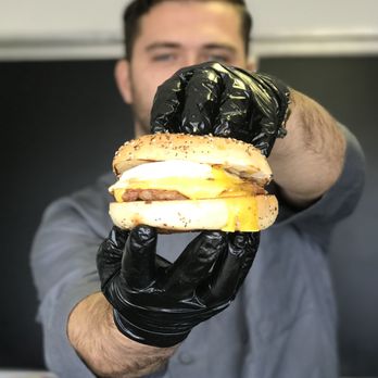 Demo's Grille - Bagel sausage  egg and chesse - Food Trucks Near Me - Hilliard, Ohio
