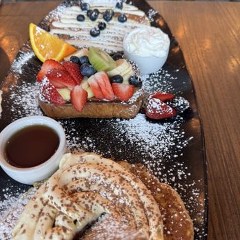 The Breakfast Club - Midtown Trio - tiramisu, california french toast, and blueberry ricotta pancakes. - Breakfast & Brunch Near Me - San Jose, California The Breakfast Club - Midtown Trio - tiramisu, california french toast, and blueberry ricotta pancakes. - Breakfast & Brunch Near Me - San Jose, California