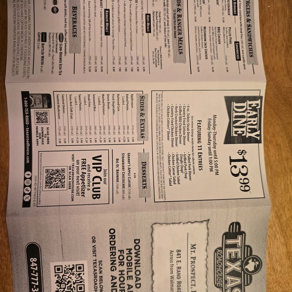 Texas Roadhouse - American Near Me - Mt. Prospect, Illinois Texas Roadhouse - American Near Me - Mt. Prospect, Illinois