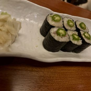 Nobu - Jalapeño Roll; so basic not impressive at all - Japanese Near Me - Wailea-Makena, Hawaii Nobu - Jalapeño Roll; so basic not impressive at all - Japanese Near Me - Wailea-Makena, Hawaii