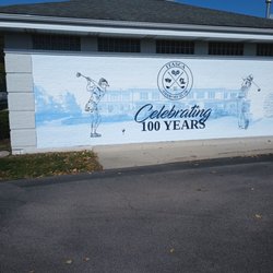Itasca Country Club - Banner on the pool house