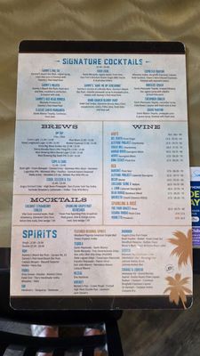 Menu photo 1 Sammy's Beach Bar And Grill Kahului, HI Menu photo 1 Sammy's Beach Bar And Grill Kahului, HI